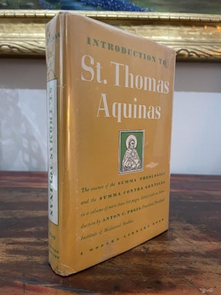 Item #1963ITS-AQU-3T-VG Introduction to St. Thomas Aquinas. St. Thomas Aquinas