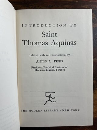 Introduction to St. Thomas Aquinas