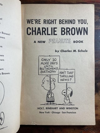 We're Right Behind You Charlie Brown