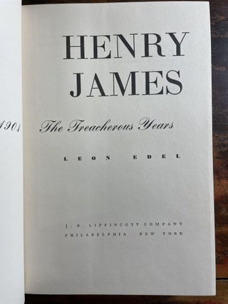Henry James: The Treacherous Years: 1895-1901