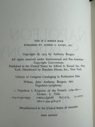 Napoleon Symphony: A Novel in Four Movements