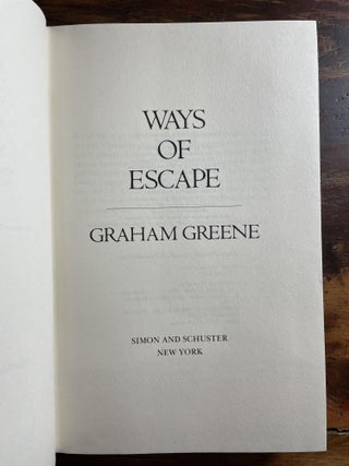 Ways of Escape