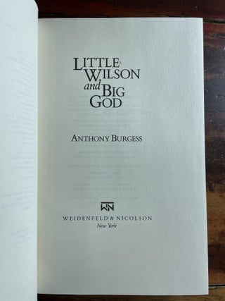 Little Wilson and Bog God: Being the First Part of The Autobiography