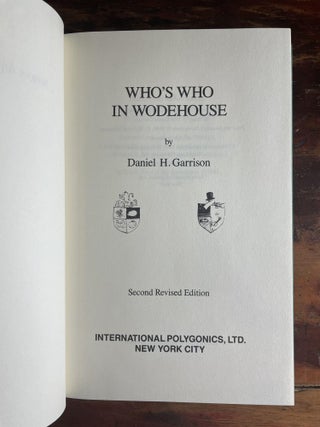 Who's Who in Wodehouse