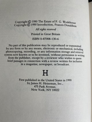 Yours Plum: The Letters of P.G. Wodehouse