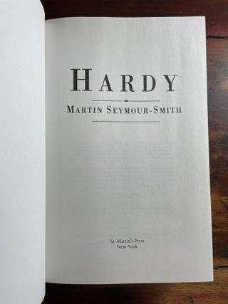 Hardy: A Biography