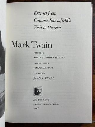 Extract From Captain Stormfield's Visit to Heaven