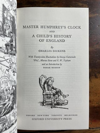 Master Humphrey's Clock and A Child's History of England