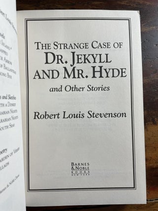 The Strange Case of Dr. Jekyll and Mr. Hyde and Other Stories
