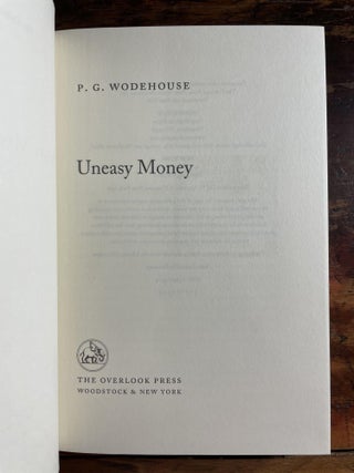 Uneasy Money