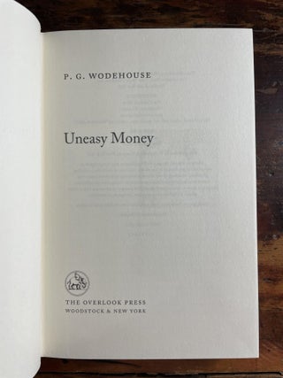 Uneasy Money