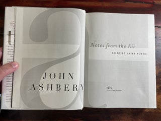 Notes From The Air: Selected Later Poems