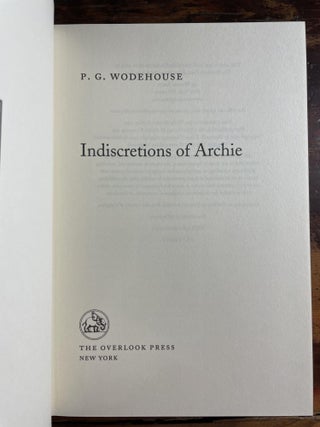 Indiscretions of Archie