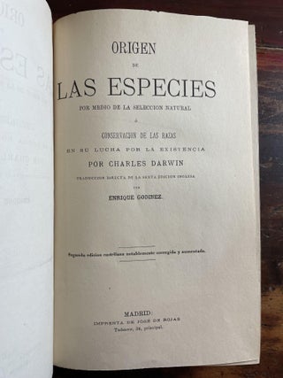 Origen de Las Especies