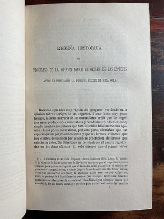 Origen de Las Especies