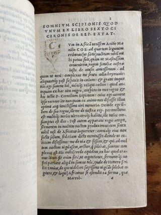 In Somnium Scipionis ex Ciceronis VI libro de Rep. Eruditissima explanation.