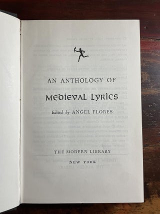 An Anthology of Medieval Lyrics