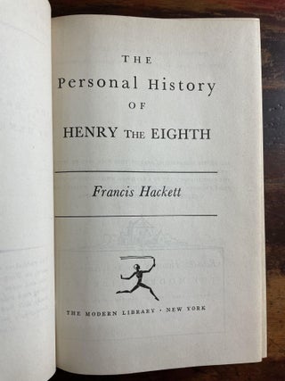 The Personal History of Henry the Eighth