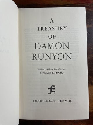 A Treasury of Damon Runyon