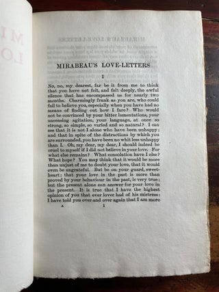 Mirabeau's Love-Letters