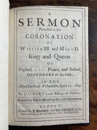 The Sermon at the Coronation of K. William and Q. Mary