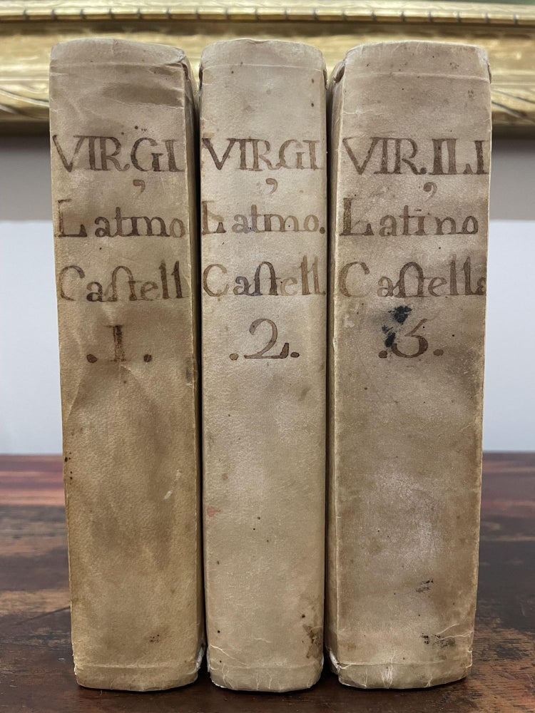 Item #4677 P. Virgilii Maronis Opera Omnia, Variis Interpretibus et Notis Illustrata. Virgil, Gregorio Mayans I. Siscar.