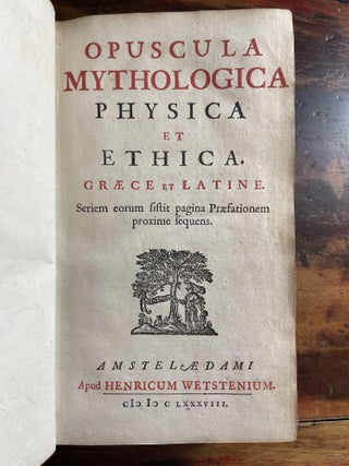 Opuscula Mythologica Physica et Ethica. Graece et Latine