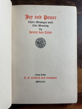 Joy and Power: Three Messages with One Meaning