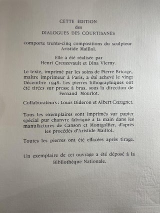 Dialogues des Courtesanes