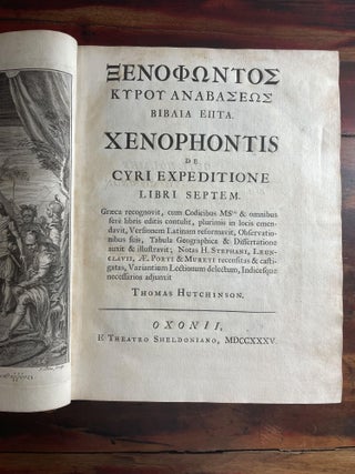 Xenophontis de Cyri Expeditione Libri Septem - bound with - Xenophontis de Agesilao Rege Oratio