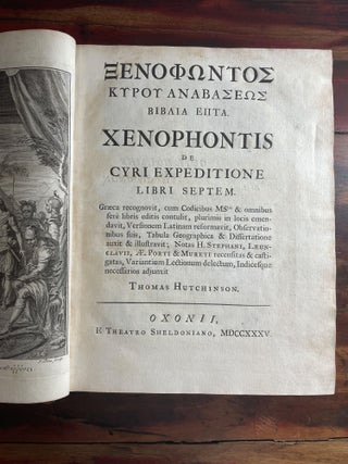 Xenophontis de Cyri Expeditione Libri Septem - bound with - Xenophontis de Agesilao Rege Oratio