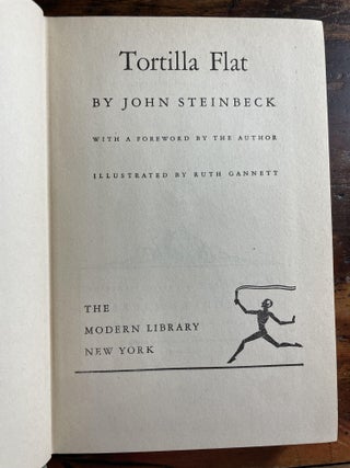 Item #4716 Tortilla Flat. John Steinbeck