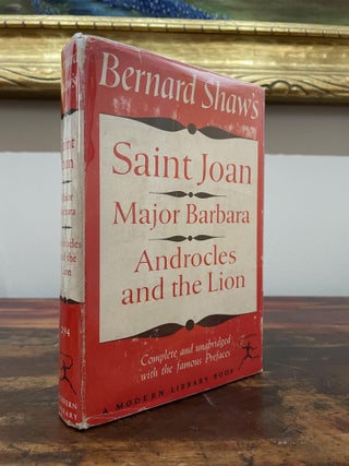 Item #4726 Bernard Shaw's "Saint Joan," "Major Barbara," "Androcles and the Lion" Bernard Shaw