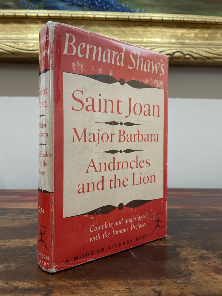 Item #4726 Bernard Shaw's "Saint Joan," "Major Barbara," "Androcles and the Lion" Bernard Shaw.