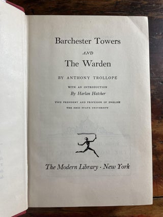 Barchester Towers and The Warden