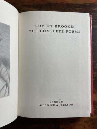 Rupert Brooke: The Complete Poems
