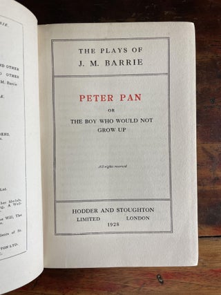 The Plays and Works on J. M. Barrie (22 volumes)