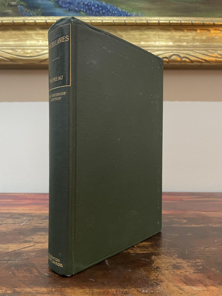 Item #4780 Miscellanies (Riverside Edition Volume 10). Henry David Thoreau.