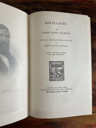 Miscellanies (Riverside Edition Volume 10)