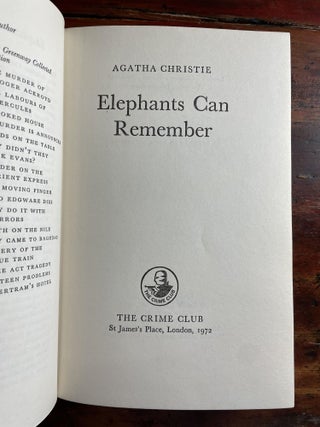 Elephants Can Remember