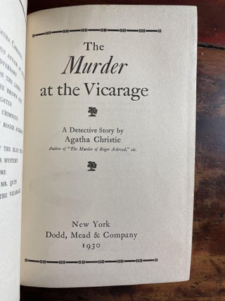 The Murder at the Vicarage