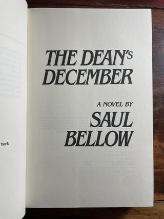 The Dean's December