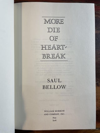 More Die of Heartbreak