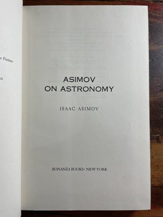 Asimov on Astronomy