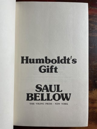 Humboldt's Gift