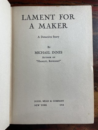 Lament For a Maker