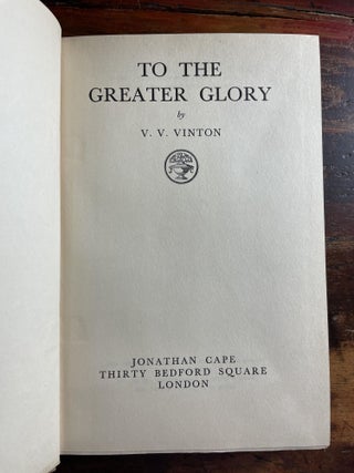 To the Greater Glory