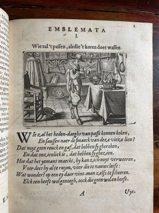Emblemata of Zinne-werck: voorghestelt in Beelden, ghedichten, en breeder uyt-legginghen tot uyt-druckinghe, en veerbeteringhe van verscheyden feylen onfer eeuwe.