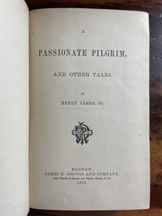 A Passionate Pilgrim, and Other Tales