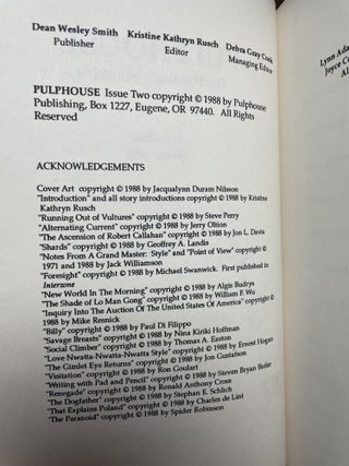 Pulphouse: The Hardback Magazine